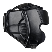 Équipement de boxe professionnel personnalisable en cuir véritable, casque de protection réglable en acier pour la fitness, logo personnalisé