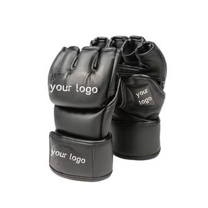 Guantes de Boxeo de Piel Sintética PU, Cómodos, Impermeables, Transpirables, con Cierre de Cordones, Personalizables con Impresión, de Alta Calidad - Product Image 2