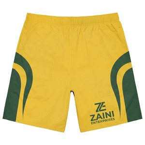 Shorts pour hommes légers, à séchage rapide, pour la course à pied, la gym, l'entraînement, respirants, décontractés, pour l'extérieur, pour l'été, en polyester/nylon, avec cordon de serrage - Product Image 4