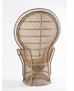 Silla de Ratán Natural Hecha a Mano, Muebles Modernos y Elegantes para Decoración de Sala de Estar de Villa, Decoración para Bodas y Eventos - Product Image 2