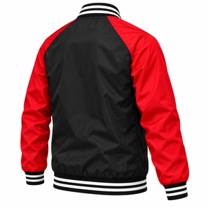 Veste coupe-vent pour homme avec logo personnalisé, style chic Y2K, streetwear, veste bomber Letterman, veste coupe-vent de haute qualité pour homme - Product Image 4