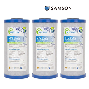 Cartouche de remplacement directe en bloc de charbon actif compressé, conforme aux normes de sécurité pour l'eau commerciale, pour une hydratation propre et fraîche - Product Image 1