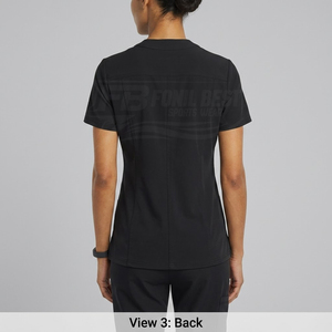 Women V-Neck <b>Scrub</b> <b>Tops</b> Short Sleeve With Pockets Cotton Polyester Hospital Uniforms - Product Image 3