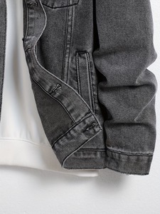 Men's Denim Jean <b>Jacket</b> Casual Outwear Fall <b>Jacket</b> Denim Button up Coat <b>Slim</b> <b>Fit</b> <b>Jacket</b> for Male Regular <b>Fit</b> Autumn Outwear - Product Image 5