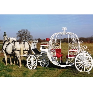Nouvelle calèche de mariage Cendrillon blanche pour touristes, calèche de mariée Cendrillon, vente au Royaume-Uni - Product Image 1