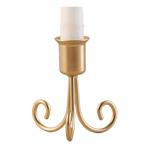 Support à bougies double en fer noir thermolaqué, nouveau design, pour décoration de chambre et éclairage, idéal pour offrir - Product Image 5