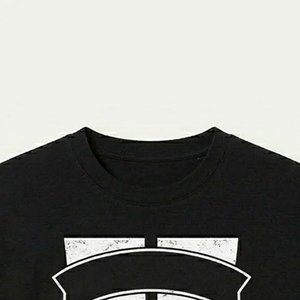 Camisetas de Hombre de Alta Calidad, 100% Algodón, Estampadas o Lisas, Manga Corta, Holgadas, Estilo Urbano, Hombros Caídos - Product Image 5