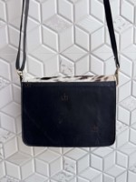 Sac bandoulière élégant en cuir de vachette véritable, nouvelle collection, motif western bohème, sac multi-usages pour femme