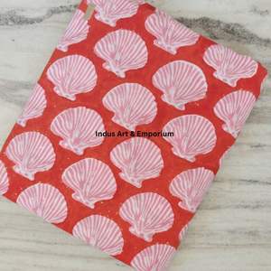 Tissu en coton imprimé traditionnel Jaipuri, coton cambriqué imprimé au bloc 60x60, tissu en coton à motifs. - Product Image 5