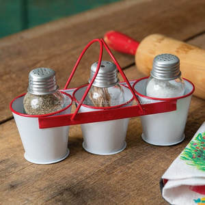 ชุดเครื่องปั่นเกลือและพริกไทยสไตล์วินเทจทำจากทองเหลืองโลหะพร้อมที่จับที่ทันสมัยเหมาะสำหรับการเสิร์ฟบนโต๊ะอาหารและเครื่องเทศ - Product Image 6