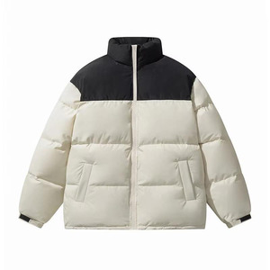 Men Color Block Puffer <b>Jacket</b> Hooded Winter <b>Warm</b> Bubble Coat Thick Padded Outerwear Custom Wholesale <b>Waterproof</b> Parka <b>Jacket</b> - Product Image 6