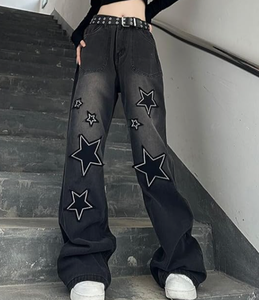 OEM Factory Men's Loose Fit Flare Streetwear Jeans Baggy Straight Leg <b>Bell</b> Bottom Trousers in Denim Plus Size Custom Options - Product Image 4