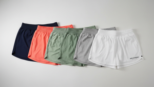 Jupe-short de pickleball personnalisée pour femme, unie, d'été, taille haute, avec logo frontal, en maille extensible, avec short intégré, pour la performance sur le terrain, OEM ODM - Product Image 4