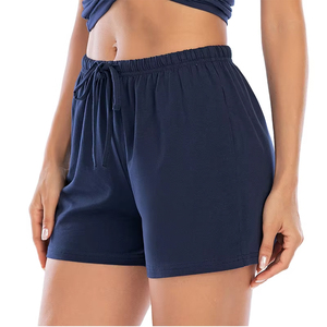 Shorts de sport pour femmes, coupe classique, 100% coton, logo personnalisé, course à pied, gym, entraînement, vente en gros OEM - Product Image 1