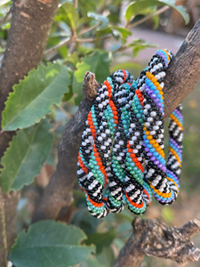 Colorful Beaded Spiral Charm Bracelets Set Elastic Seed Beads Stackable Stretch Luxury Unisex Gift Jewelry Custom Wholesale - Product Image 3