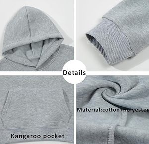 Conjunto Deportivo de Invierno para Niños, Sudadera con Capucha y Pantalones Jogger, Ropa Deportiva Unisex para Niños Pequeños, Forro Polar Cálido, Pana 100% Algodón, Personalizado - Product Image 4