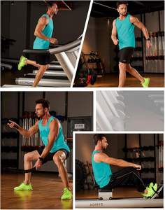 Camiseta sin mangas urbana para hombre, poliéster transpirable, tacto suave, ligera, para movimiento, corte limpio, textura fresca, elasticidad, uso diario, estilo moderno - Product Image 5