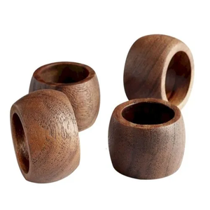 Wooden Napkin Decorative Rings for Dining <b>Table</b> for <b>Party</b> <b>Table</b> Decoration - Product Image 2