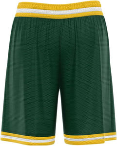 Shorts de sport pour hommes personnalisés en maille 100 % polyester à séchage rapide pour la course, le basketball, le streetwear et le fitness – Écologiques et sublimés - Product Image 3