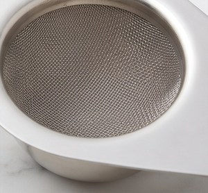 Minimalist <b>Infuser</b> in Stainless Steel <b>Tea</b> <b>Infuser</b> Strainer With Fine Mesh Filter And Resting Handles - Product Image 5