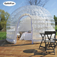 Nouvelle tente bulle gonflable GZAIRFUN X-1622 pour spa, tente de camping ronde transparente en cristal avec garantie de 3 ans