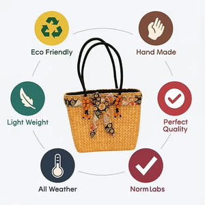 Stylish Soft <b>Fabric</b> Tote <b>Bag</b> Lightweight Spacious Ideal for Beach Picnic Casual Shopping Daily Essentials Carry <b>Bag</b> - Product Image 3