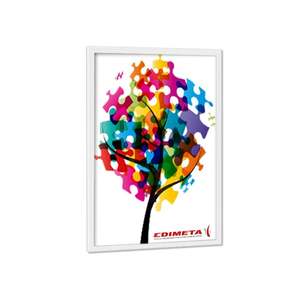 Cadre mural en aluminium 50x70 cm - laqué époxy - Product Image 1