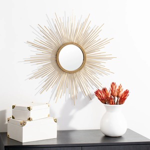 Espejo de Pared Redondo de Lujo, Espejo Decorativo Moderno para Sala de Estar y Dormitorio - Product Image 5