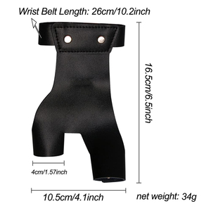 ถุงมือยิงธนูแบบสามนิ้ว ช่วยรองรับแรงสะท้อนของคันธนูรีเคิร์ฟ ดีไซน์สวมใส่ง่ายสำหรับเกมยิงธนูที่รวดเร็ว - Product Image 3