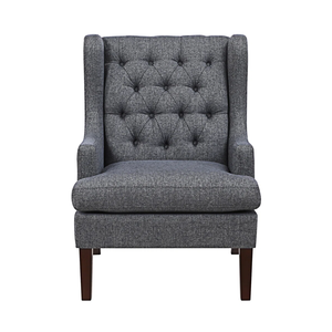 <b>SOFA</b> CHAIR Mid-Century One Seat from Vietnam Single Chair Polyester Tufted Back Flared Arms MD09 - Product Image 1