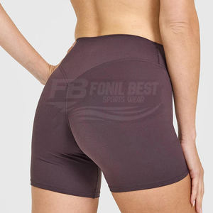 Ensemble 2 pièces personnalisé avec logo pour femme, pour gym, yoga, pilates, respirant, taille élastique, haute qualité, doux, très extensible, OEM - Product Image 4