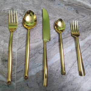 Ensemble de couverts de luxe en acier inoxydable, design créatif, haute qualité, pour Noël - Product Image 1