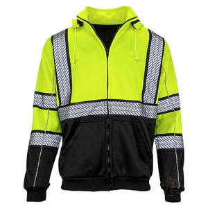 Ropa de seguridad nacional Resistente a las llamas Hi Vis Sudaderas con capucha Sudadera con capucha reflectante Todos los colores disponibles - Product Image 3