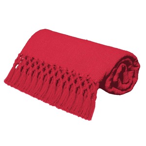 Indian Supplier <b>Christmas</b> Red Color Cotton <b>Throw</b> Solid Color Premium Collection Cotton <b>Throw</b> at Factory Price - Product Image 4