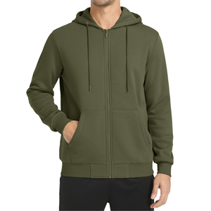 Sweat-shirts à capuche de qualité supérieure pour hommes, coupe classique, en molleton de coton, décontractés, avec poches avant, prix abordable. - Product Image 3