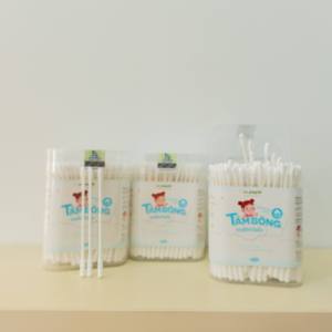 Hisopos de Algodón Suaves de la Marca Dr. Papie para Recién Nacidos y Niños Pequeños, con Mango de Papel Seguro para Oídos y Nariz, Artículos para Bebés OEM/ODM - Product Image 1