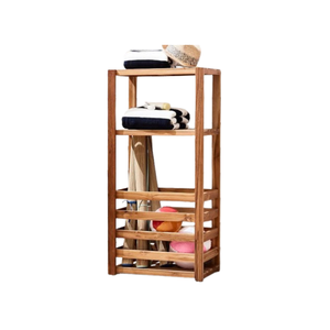 Meubles de salle de bain d'hôtel support de salle de bain en bois de teck support de rangement durable meilleure qualité - Product Image 3