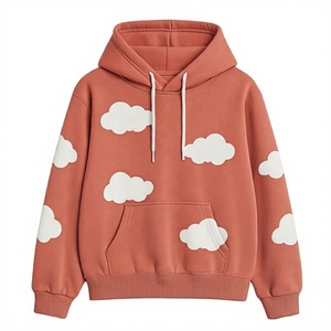 Women's Plus Size Knitted Front Logo 100% Cotton Casual Hoodie Sweatshirts 2026 - Product Image 3