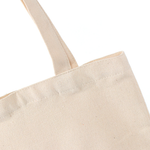 Wholesale Custom Design Geometric Recyclable Cotton Canvas Tote <b>Bag</b> with Zipper Closure Shoulder Handle & Logos - Product Image 2
