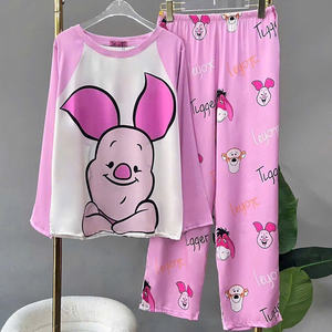 Conjunto de dos piezas de ropa de dormir para mujer, cómodo, a la moda, lavable, con embalaje personalizado, de fabricante vietnamita. - Product Image 3