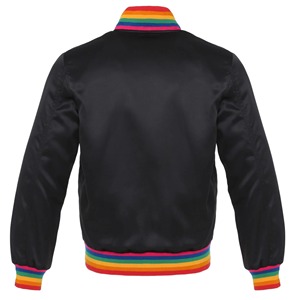 Veste en satin pour homme, nouvelle collection, best-seller, grande taille, couleur unie, motif lettres, nouveau design pour l'hiver. - Product Image 4