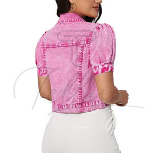 Top Corto de Mezclilla para Mujer, Estilo Urbano, en Oferta, Hecho con Material de Alta Calidad - Product Image 2