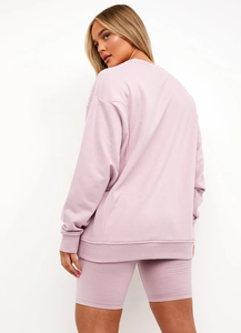 Sudadera de cuello redondo para mujer, personalizada, de gran tamaño, informal, holgada, para deporte y fitness, superventas - Product Image 2