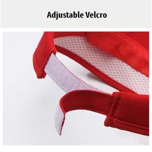 หมวกบังแดดแบบปรับได้น้ำหนักเบาตาข่ายระบายอากาศกีฬากลางแจ้งวิ่งกอล์ฟเทนนิสขี่จักรยานฤดูร้อนผ้าฝ้าย 100% โฟร์ซีซั่นส์ - Product Image 2