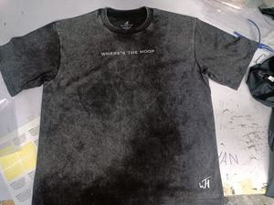 T-shirt Homme Oversize Lavé et Délavé en Mélange de Coton Col Rond Manches Courtes Personnalisable Logo Streetwear - Product Image 6