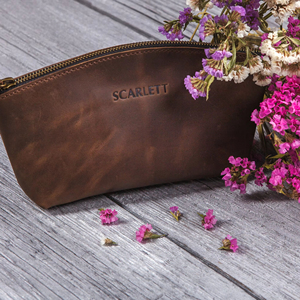 Custom Logo Genuine Leather Toiletry Bag <b>Mens</b> Dopp Kit Travel Wash Bag Shaving Kit <b>Pouch</b> Bulk Price Supplier TYG-0242 - Product Image 1