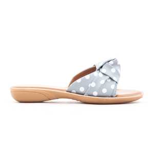 Sky Blue Casual <b>Heeled</b> <b>Sandals</b> Softy CL5227 - Product Image 3