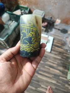 Taza para Beber de Cuerno de Búfalo - Diseño Moderno y Ecológico con Motivos de Animales y Ángeles |   Fiestas en Casa Hechas a Mano y Personalizables |   Exportaciones Globales - Product Image 6