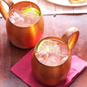 Copper Moscow mule mug <b>set</b> coral retreat <b>beverage</b> cups reusable handmade <b>serving</b> mugs premium finish - Product Image 5