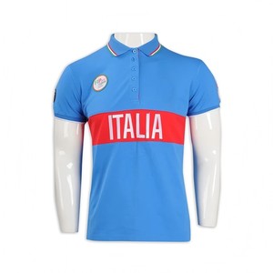 Camisetas de Golf para Hombre de Alta Calidad, Logotipo Personalizado, Sublimadas, Tejidas en Poliéster y Spandex, Diseño Sólido, Lujo y Rendimiento, MOQ Bajo - Product Image 1